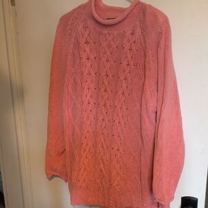 Forenza Coral Cable Knit Cowl Sweater